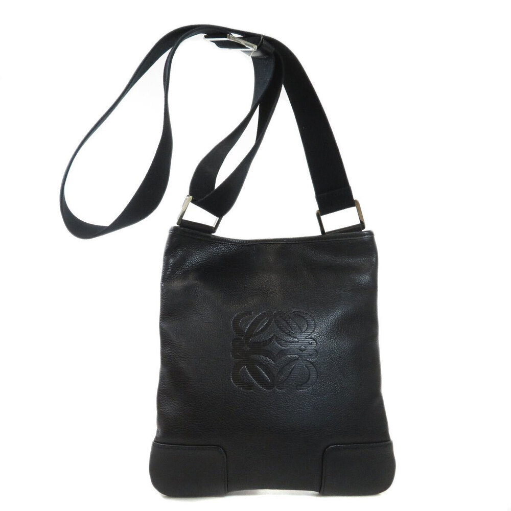 Loewe logo shoulder bag calfskin motif